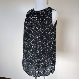 Modcloth Sleeveless Polkadot Blouse Size XS